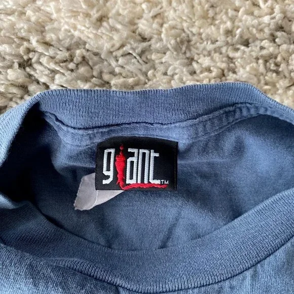 Vintage Janet Jackson Janet 2001 All For You Tour Blue T Shirt